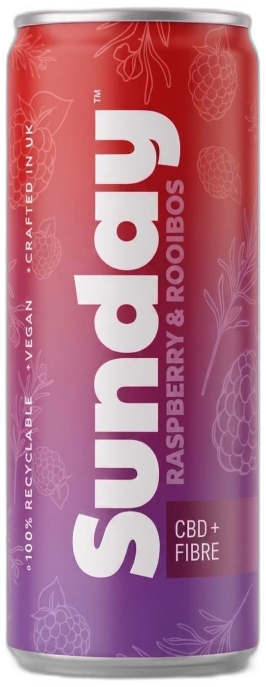 Sunday Raspberry & Rooibos sparkling can