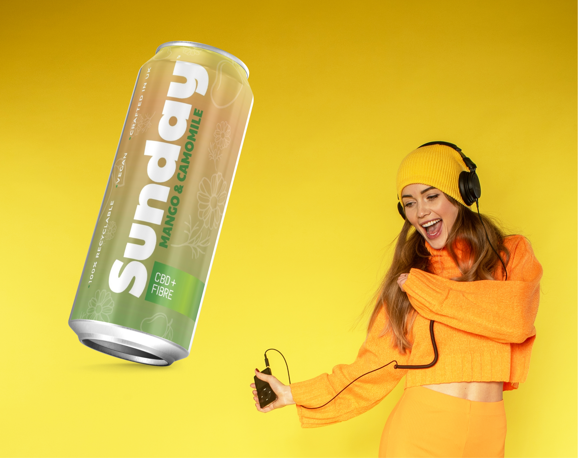 Mango & Chamomile 25mg CBD + Fibre (Pack of 6)